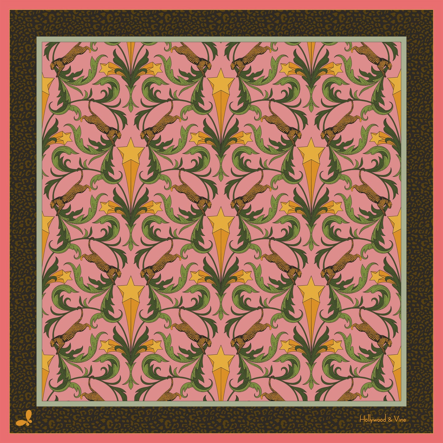 Hollywood & Vine Silk Bandana