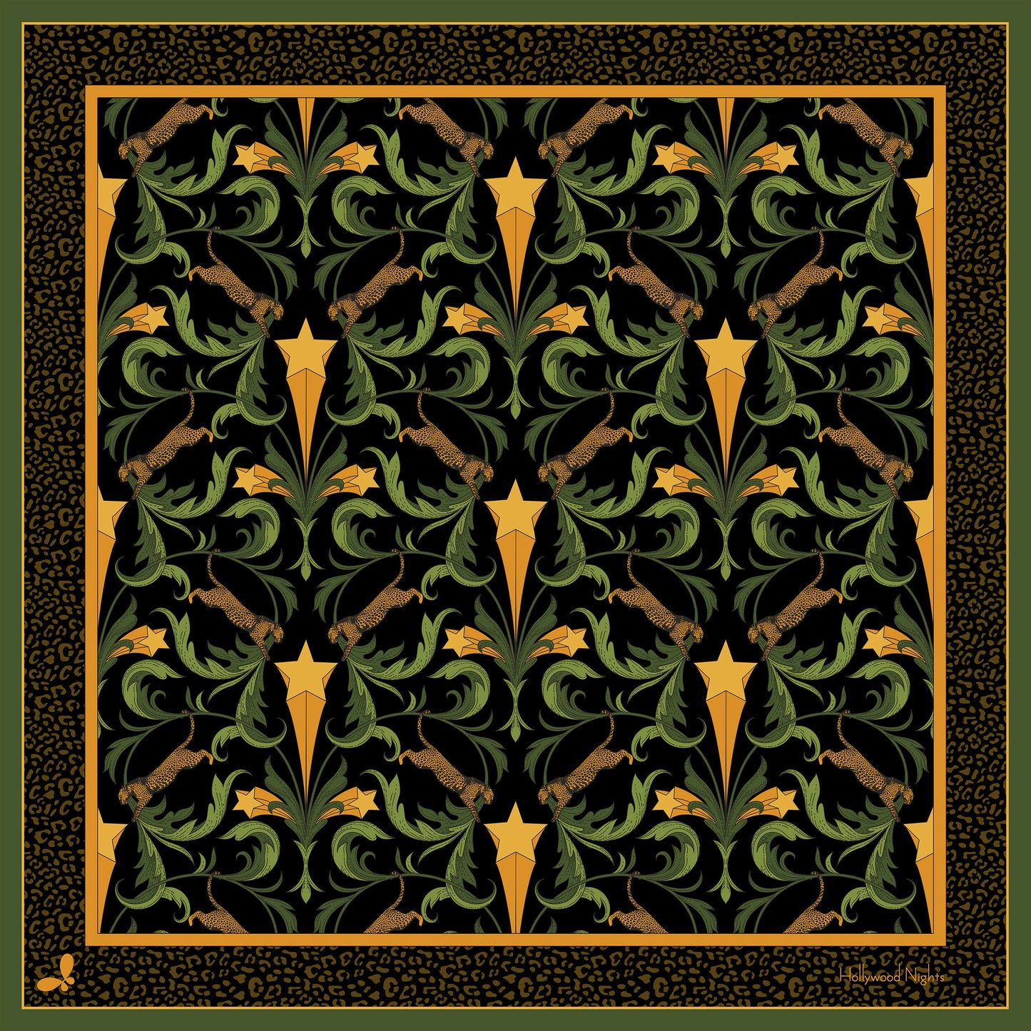 Hollywood Nights Silk Bandana