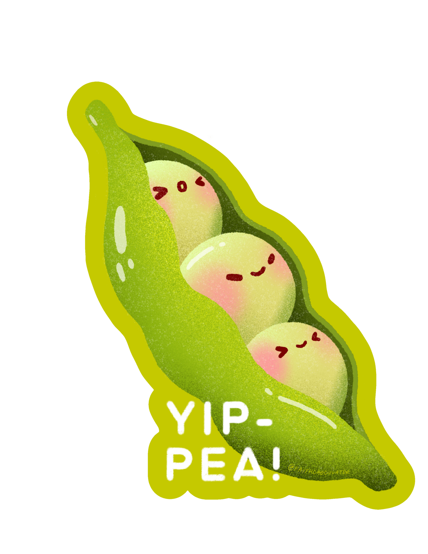 Pea Sticker