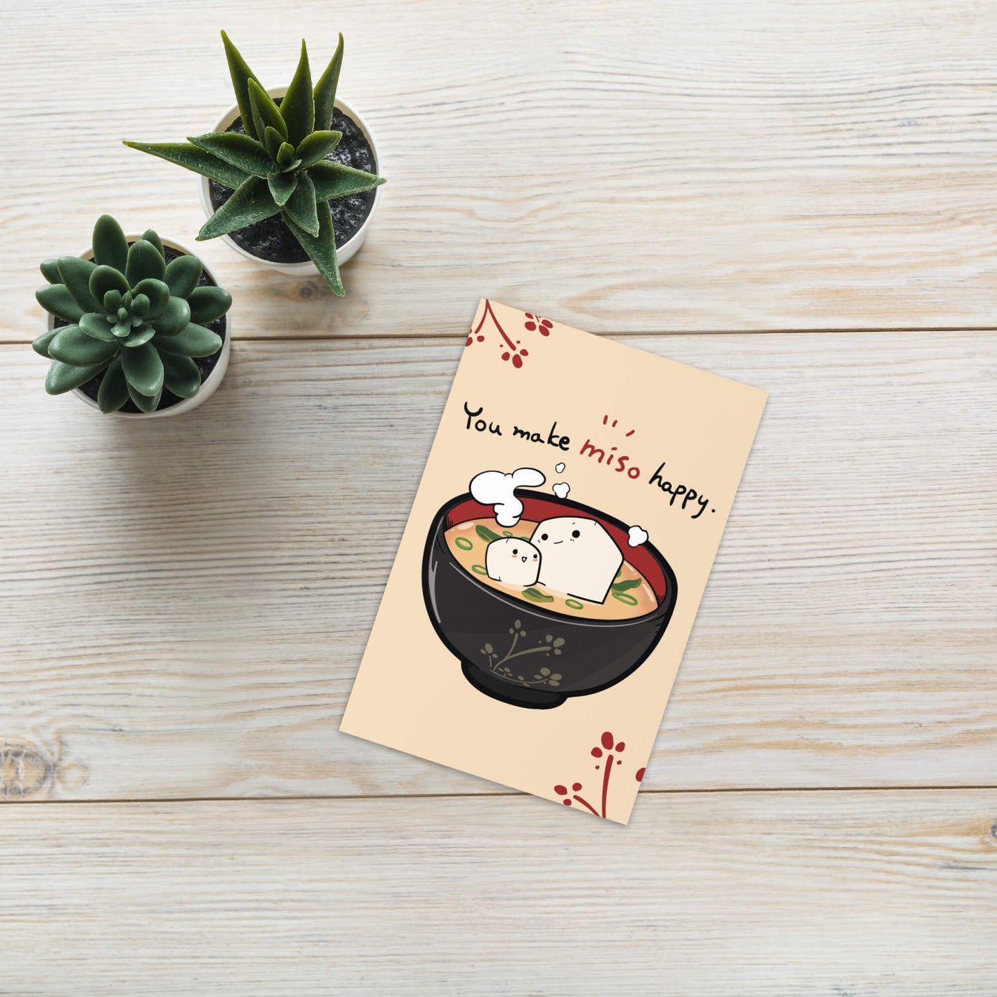 Miso Happy Greeting Card