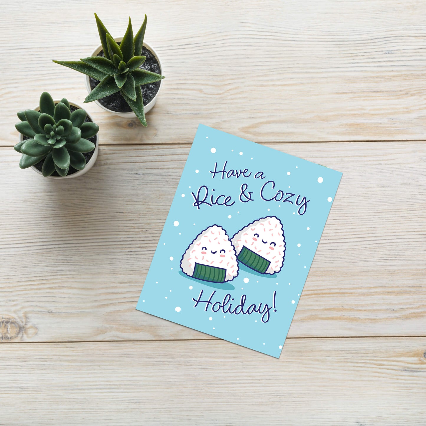 Rice & Cozy Holiday Card