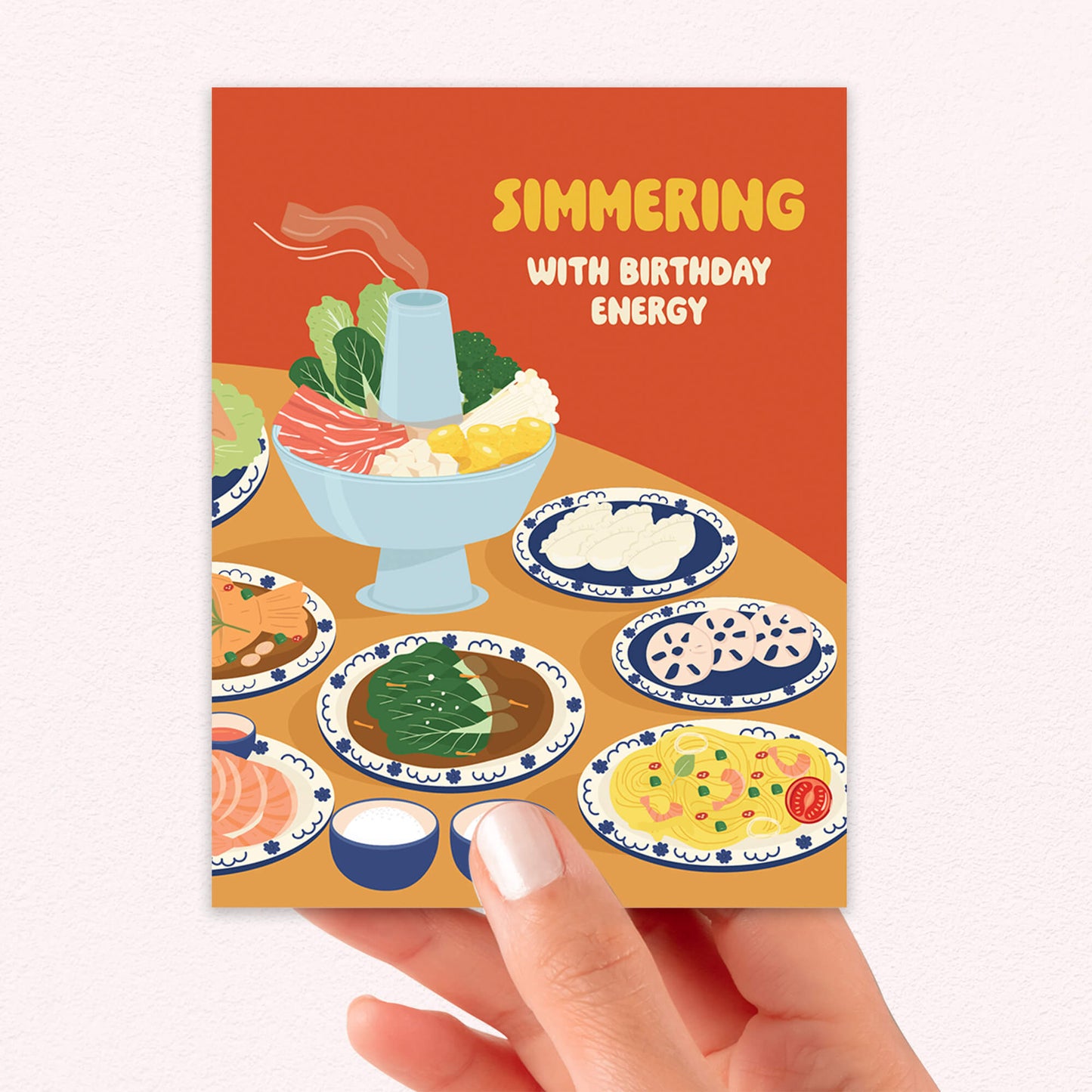 Hot Pot Simmering Greeting Card