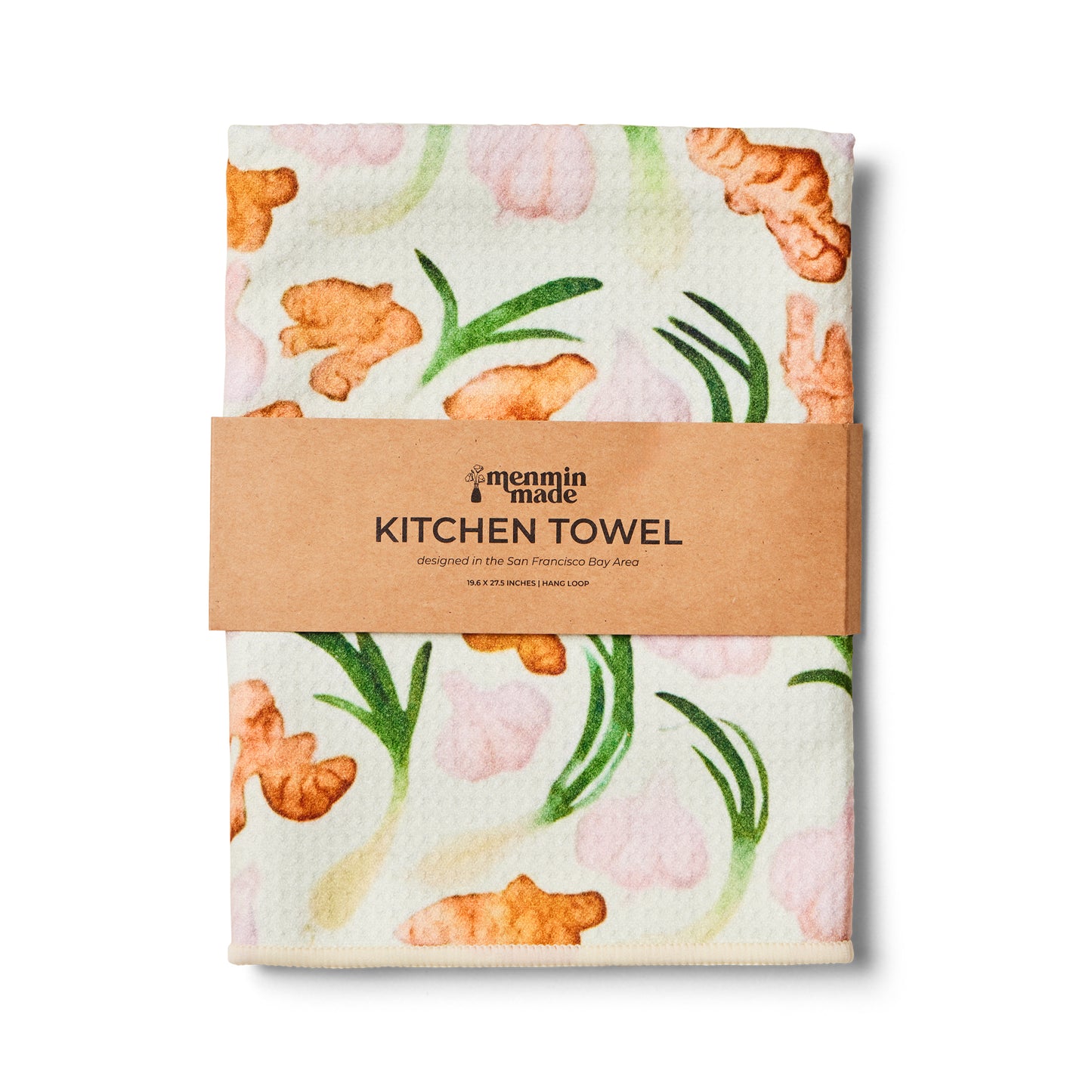 Ginger Garlic Scallion Kitchen Towel