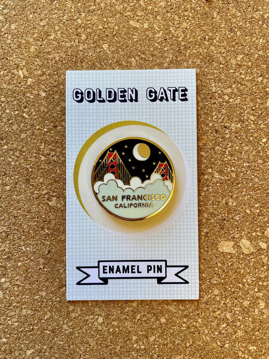 Golden Gate Enamel Pin