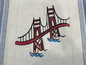 Illustrated Map Cotton Kitchen Tea Towel