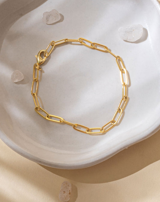 Paperclip Link Bracelet