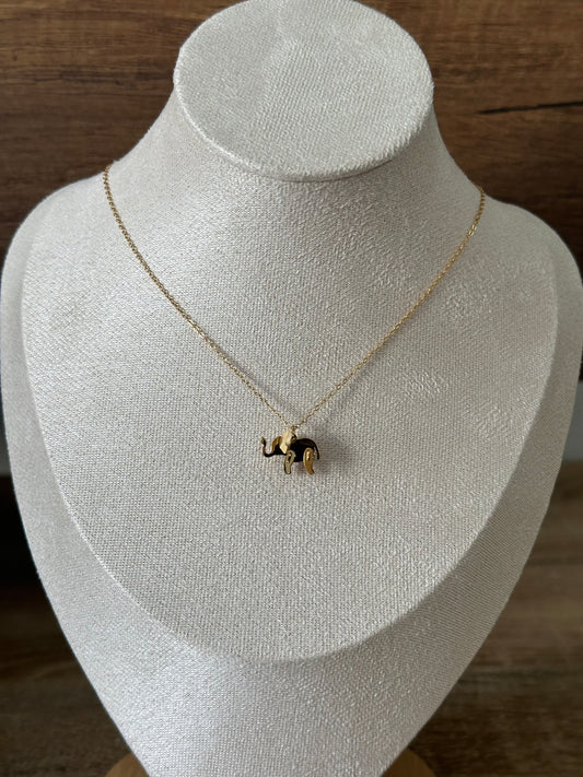 The Golden Elephant Necklace
