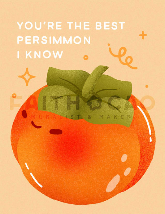 Persimmon Card