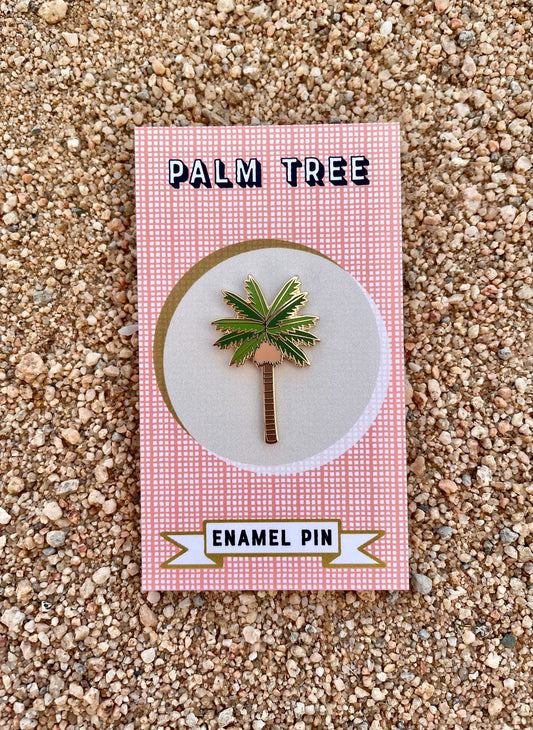 Palm Tree Enamel Pin