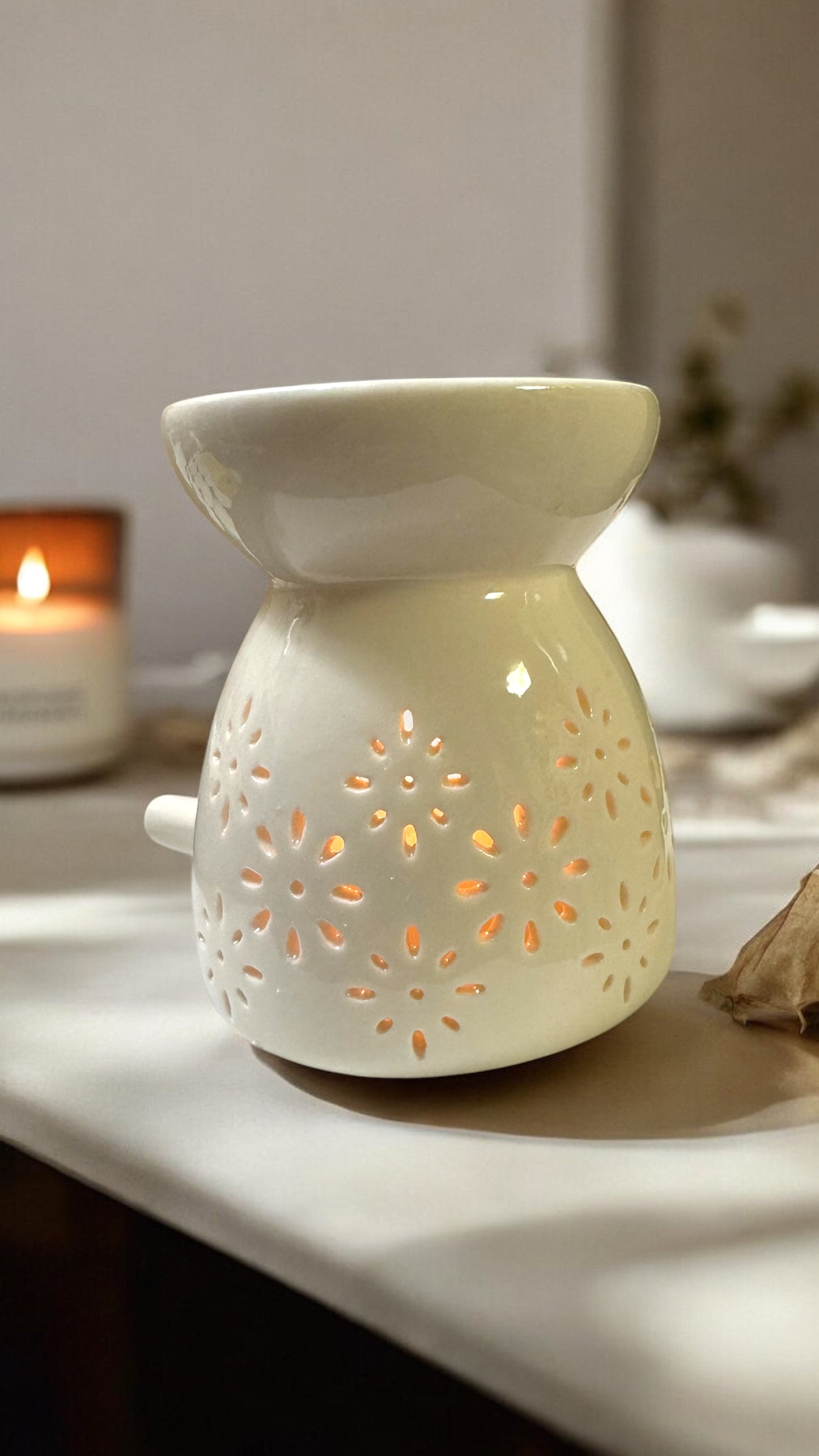 Elegant Ceramic Tealight Wax Melt Warmer