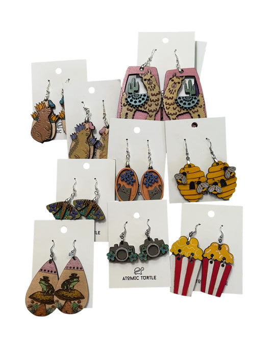 Wood Earrings