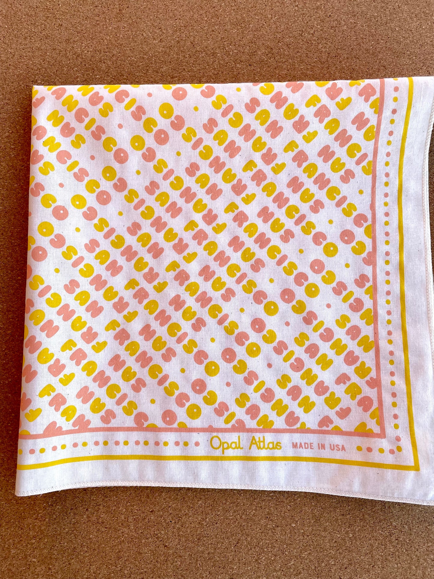 SF Bandana Pink/Gold
