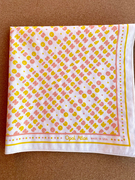 SF Bandana Pink/Gold