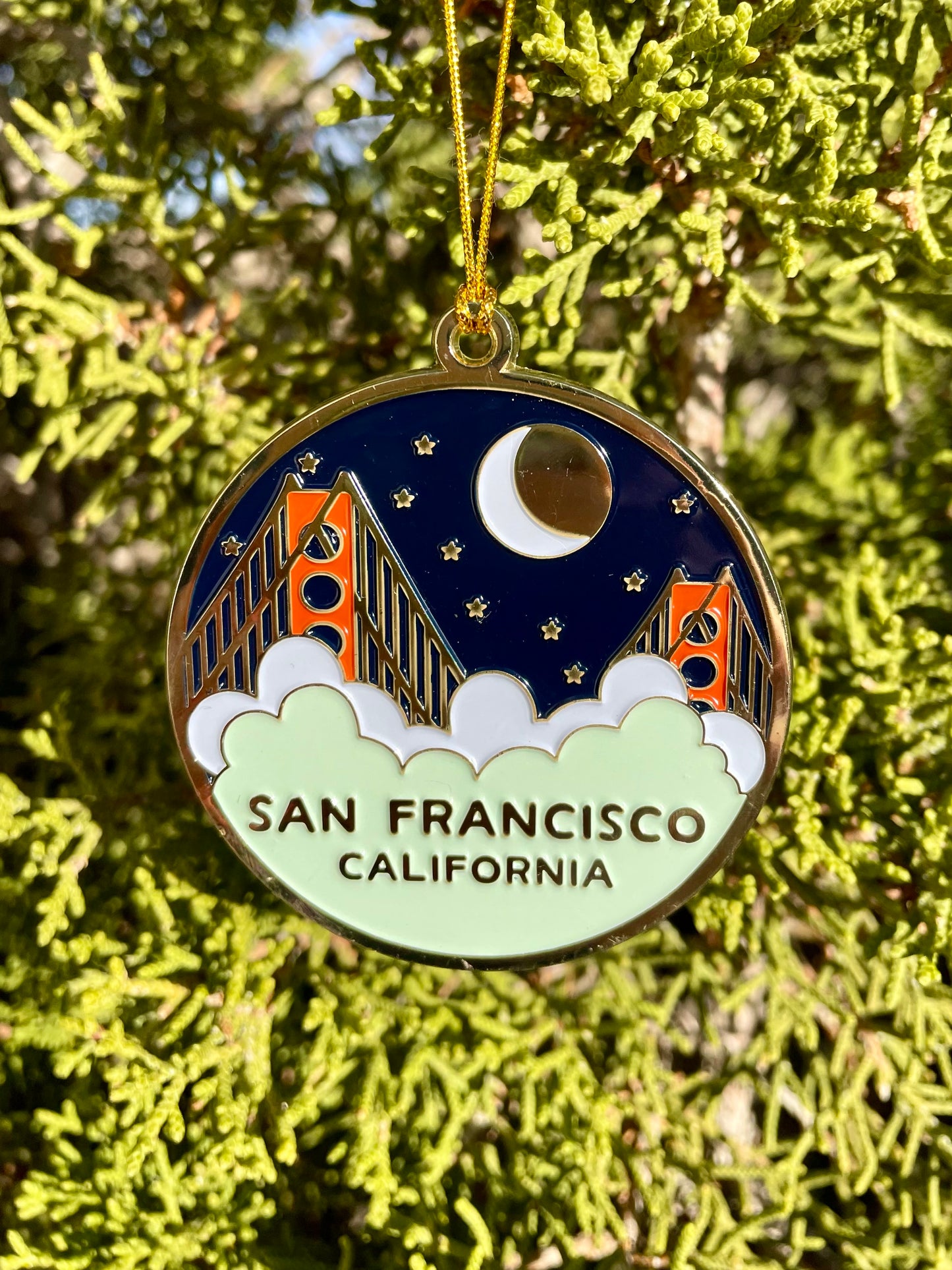 Golden Gate Ornament
