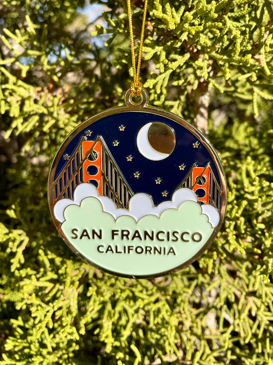 Golden Gate Ornament