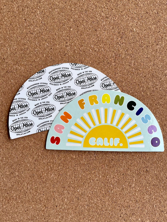 SF Sunshine Sticker