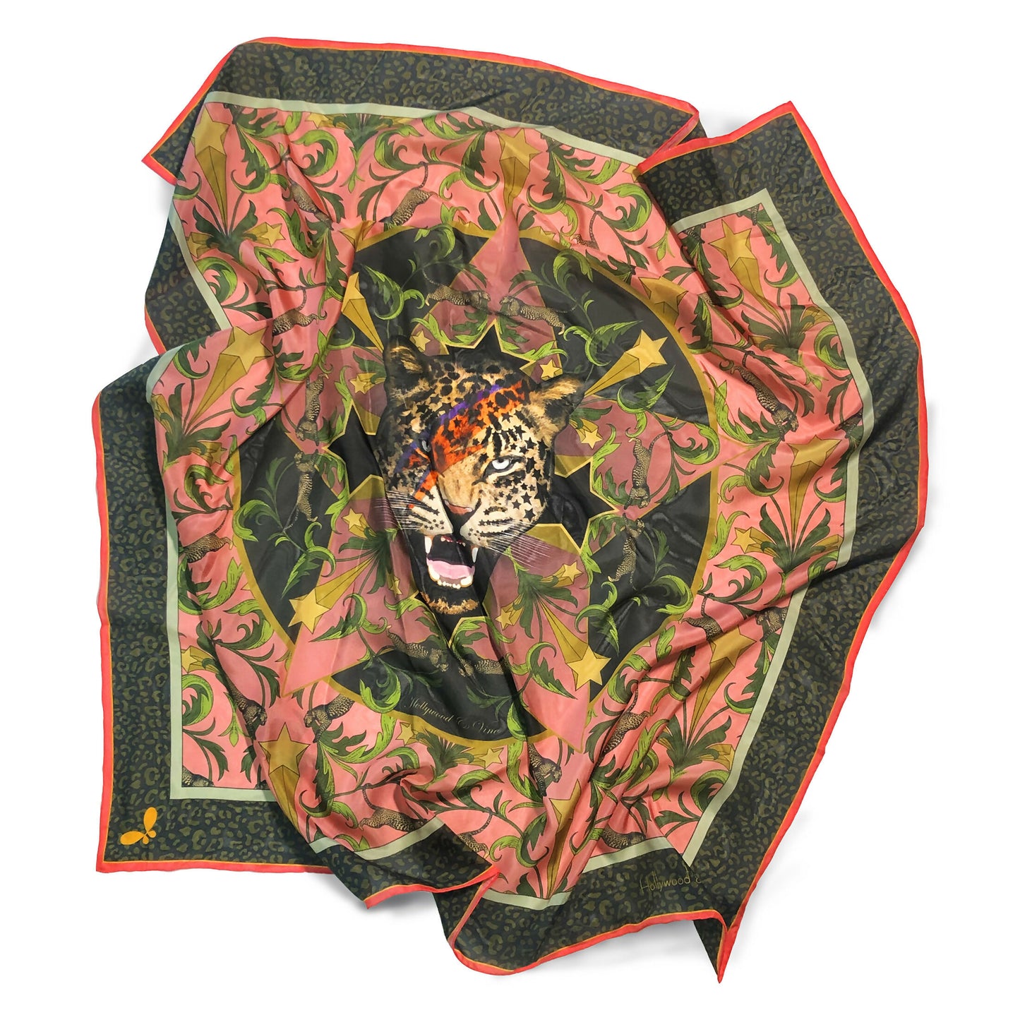 Hollywood & Vine Large Silk Scarf
