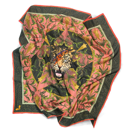 Hollywood & Vine Large Silk Scarf