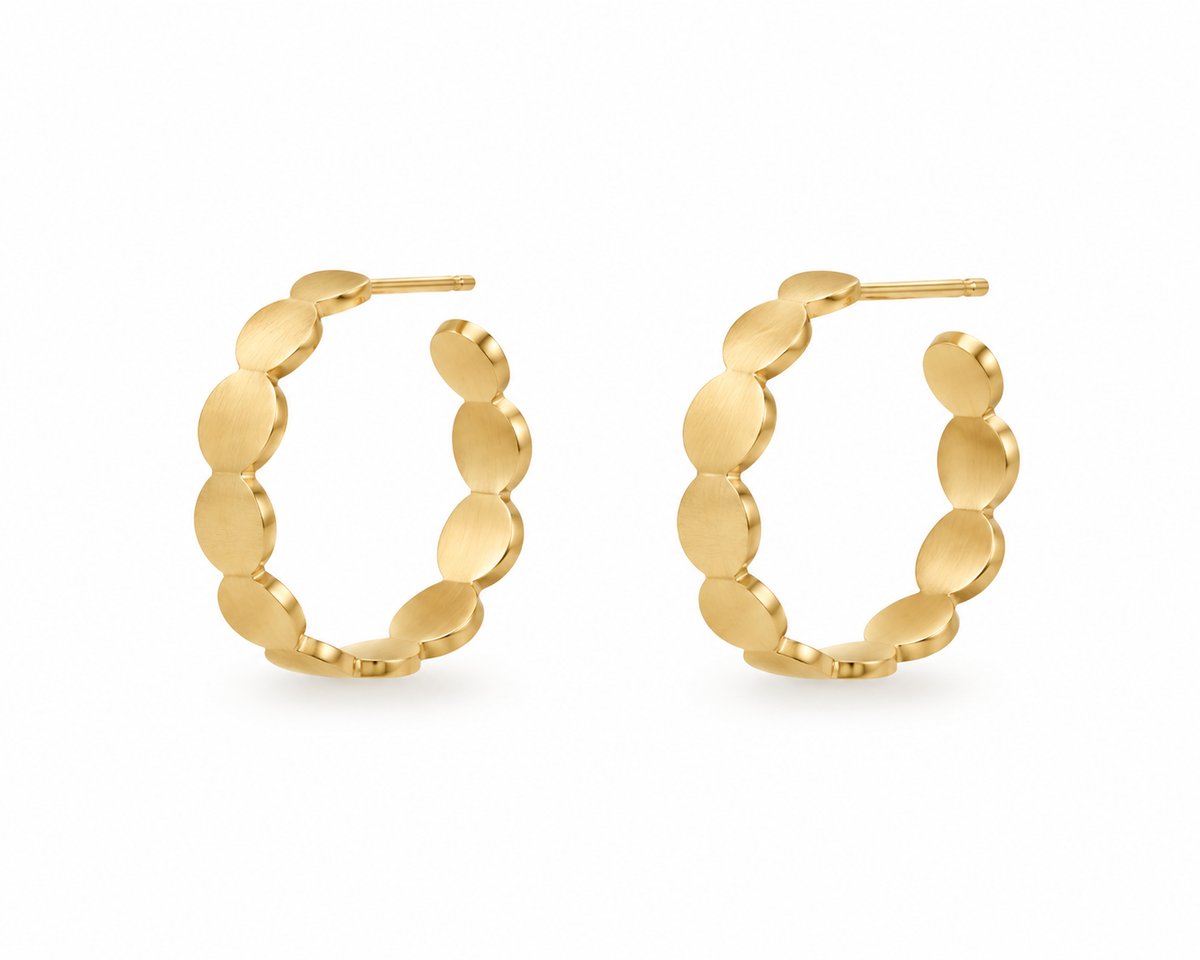 Solis Hoop Earrings - Gold