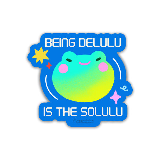 Delulu Sticker