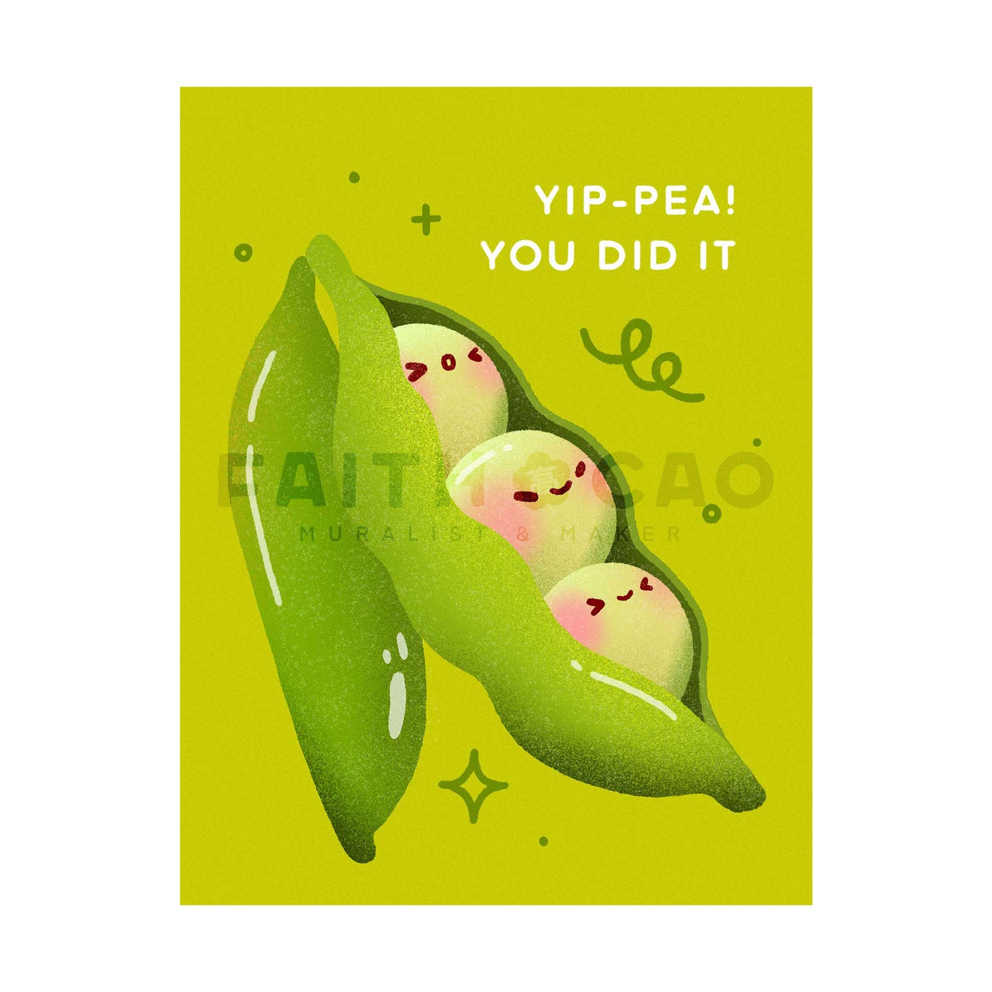 Pea Congrats Card