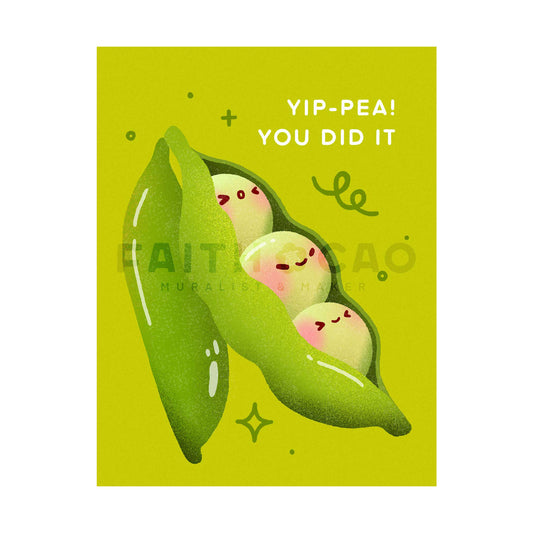 Pea Congrats Card