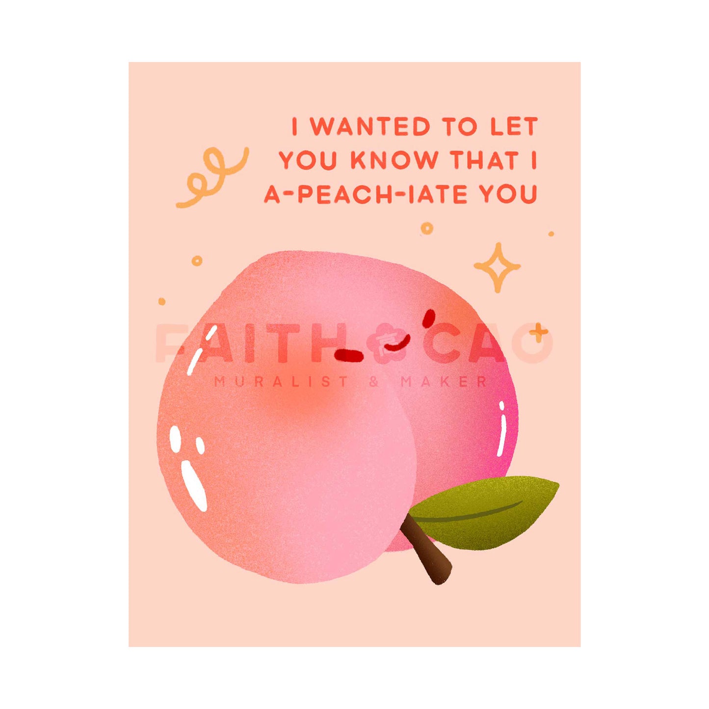Peach Card