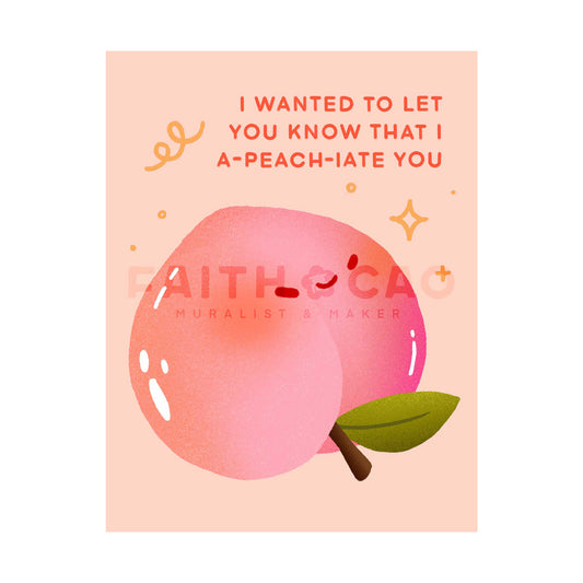 Peach Card