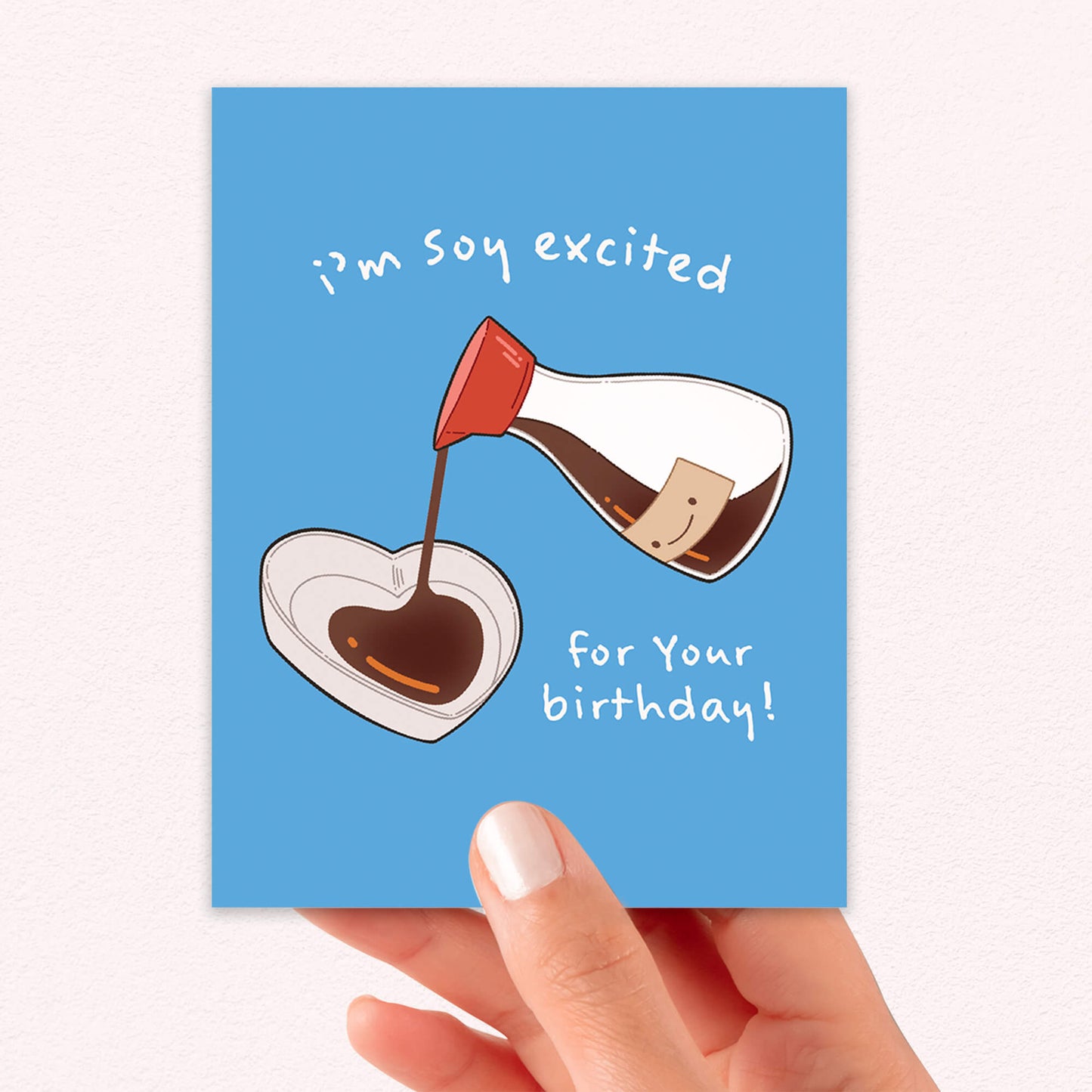 Soy Excited Birthday Card