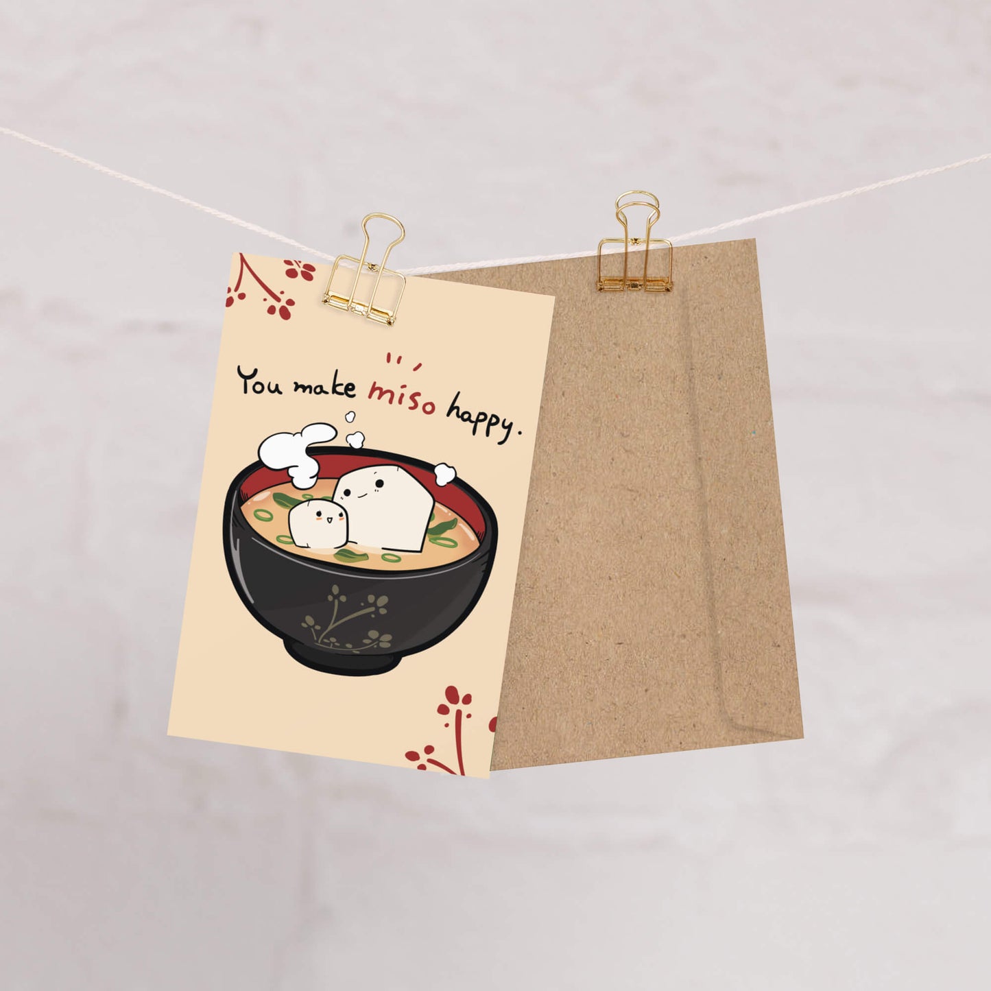 Miso Happy Greeting Card
