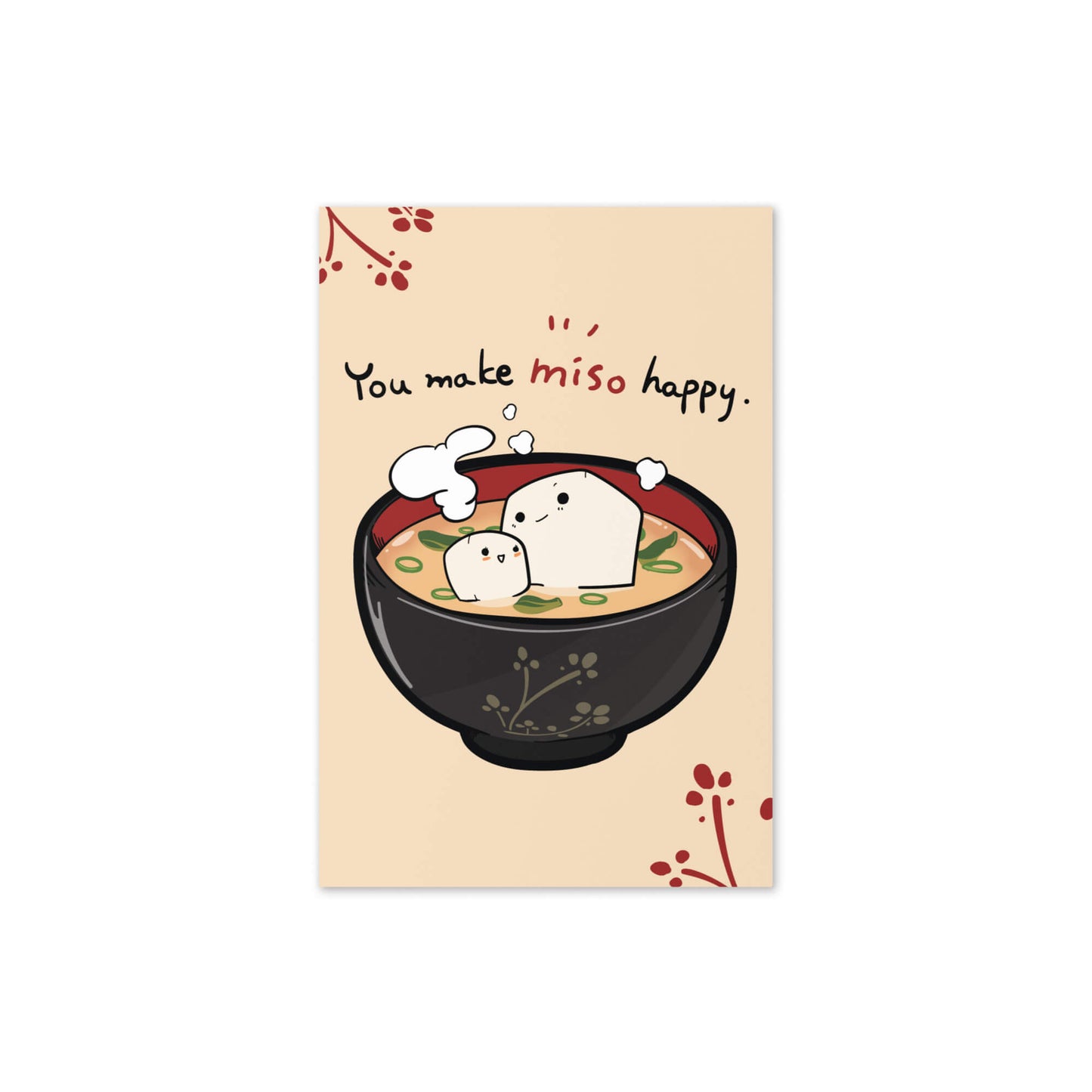Miso Happy Greeting Card