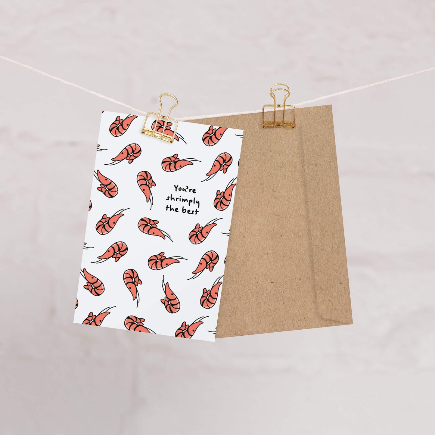 Shrimply Best Greeting Card