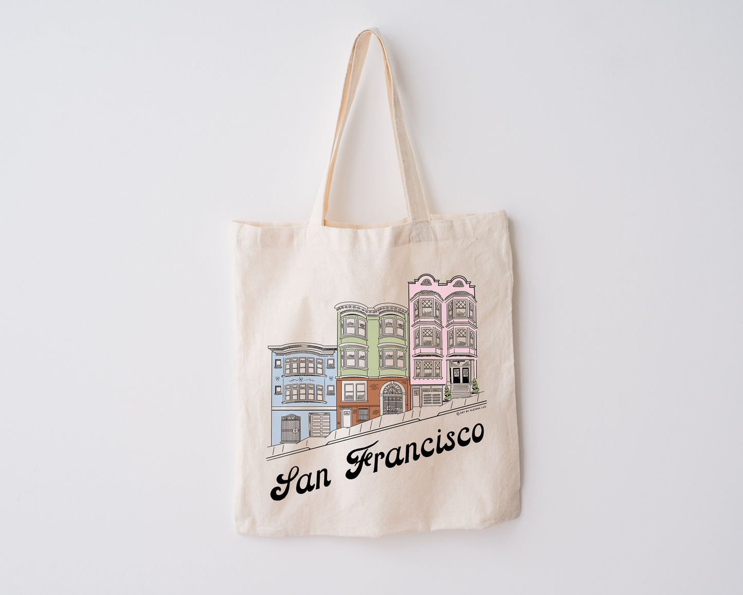Home Sweet San Francisco Canvas Tote