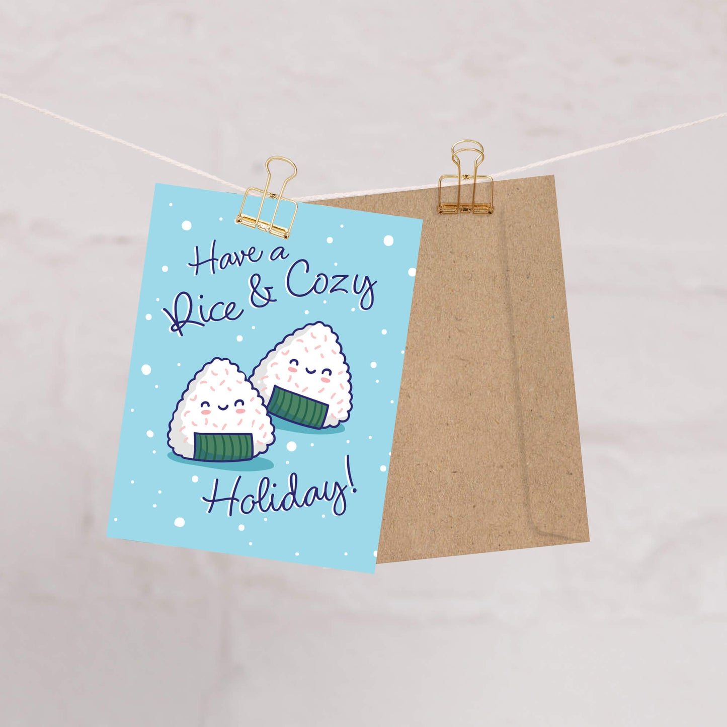 Rice & Cozy Holiday Card
