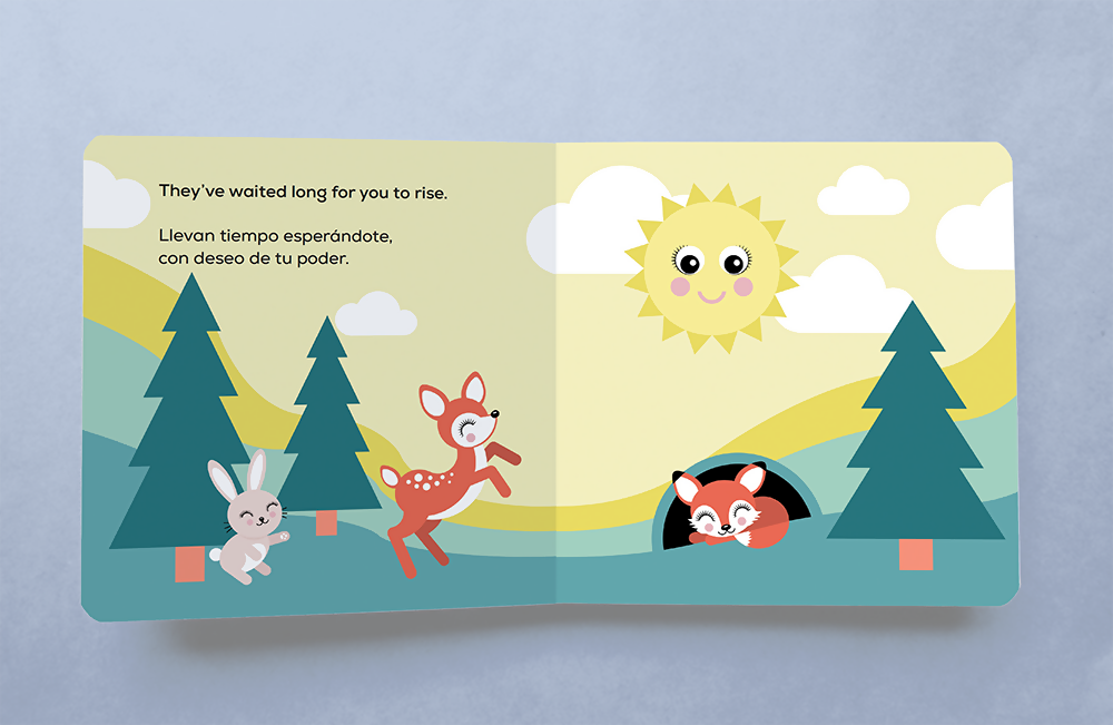 Laugh Dear Sun / Sonríe Querido Sol - A Bilingual Board Book in English and Spanish